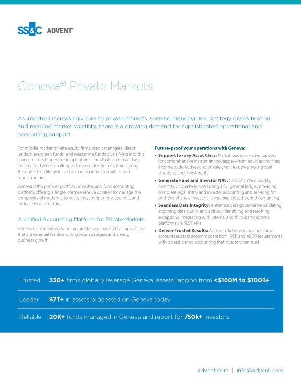 poster image for <p>Geneva<sup>®</sup> Private Markets</p>