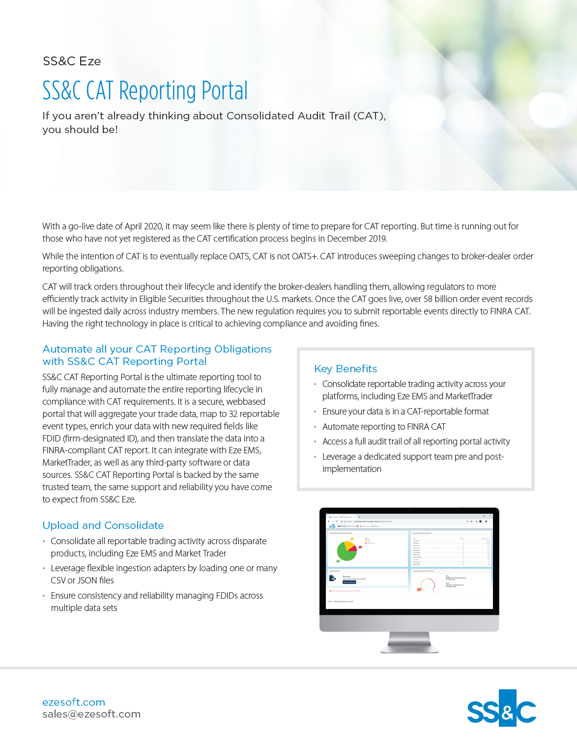 poster image for <p>SS&C CAT Reporting Portal</p>