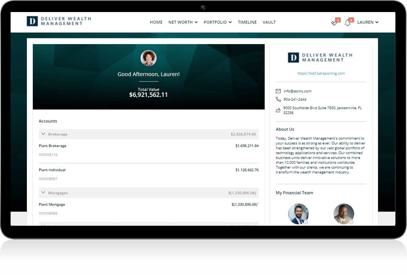 Bd New Client Experience Dashboard Screenshot