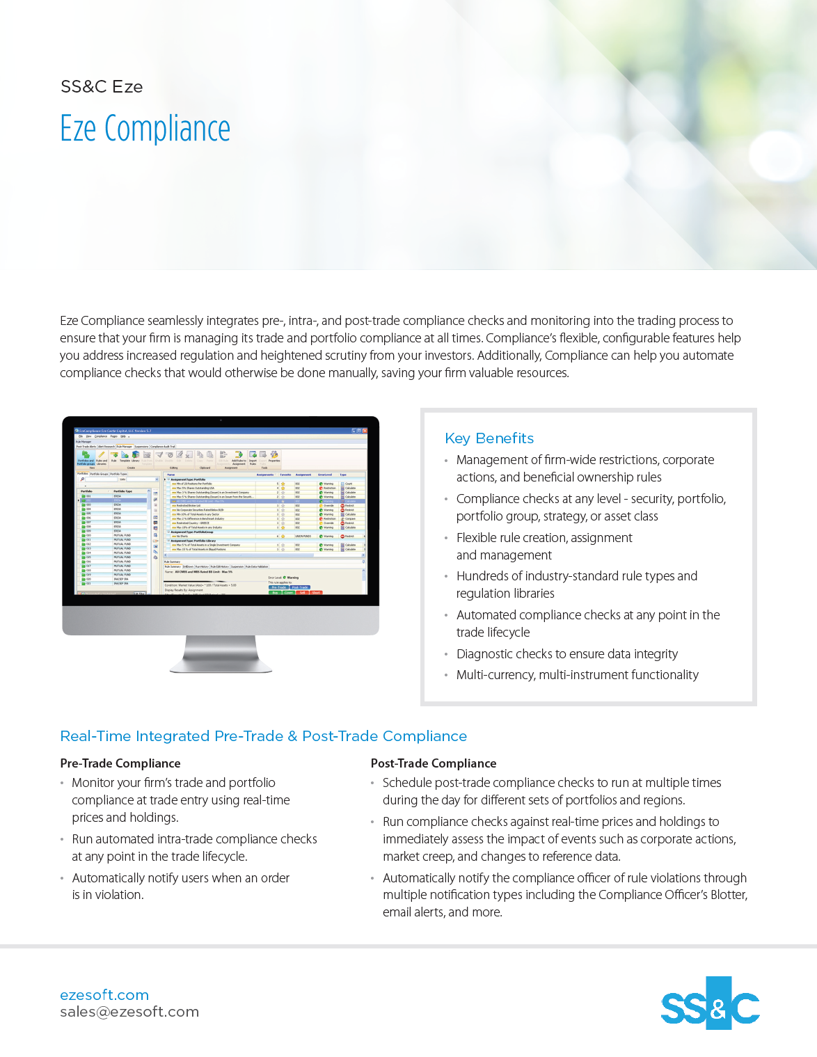 poster image for <p>Eze Compliance Overview</p>