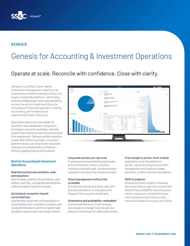 poster image for <p>Genesis for Accounting & Operations</p>