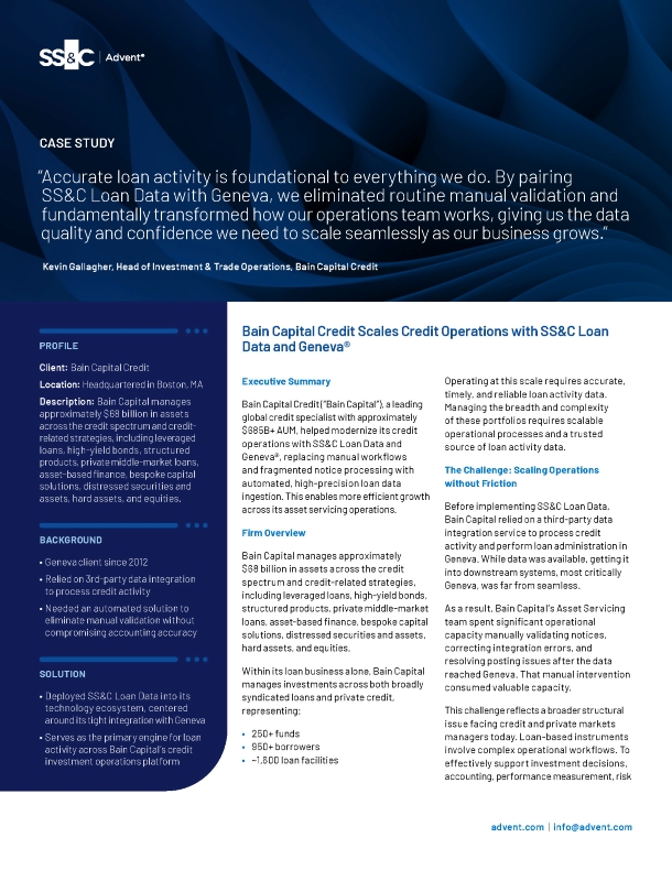 poster image for <p>Bain Capital Credit</p>